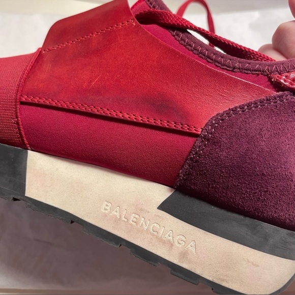 Balenciaga Red Race Runners - Picture 6 of 9